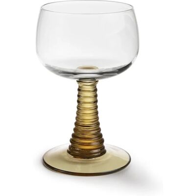 Verre à vin Swirl vert HKliving - Publicité Verre à vin Swirl vert HKliving - Publicité