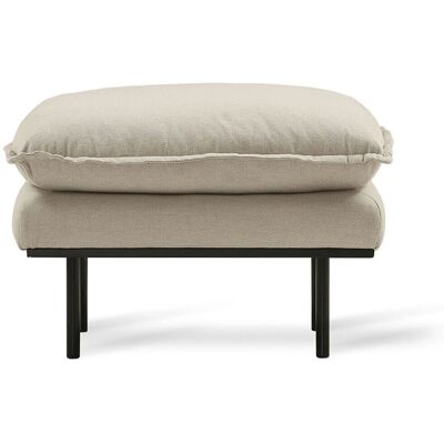 HKliving - Pouf rétro, beige - Siège d'appoint - Publicité HKliving - Pouf rétro, beige - Siège d'appoint - Publicité