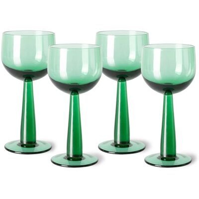 HKliving The Emeralds Fern Green Vinglasssett - Vinglass HKliving The Emeralds Fern Green Vinglasssett - Vinglass