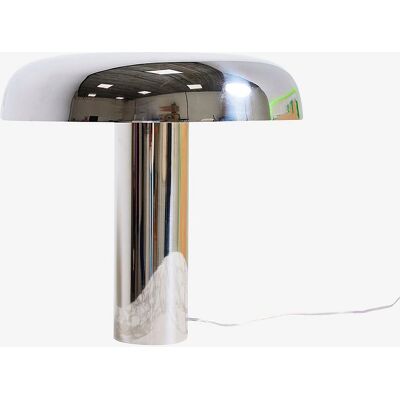 Lampada da Tavolo Mushroom Argento - Design Moderno Ispirato allo Spazio Lampada da Tavolo Mushroom Argento - Design Moderno Ispirato allo Spazio