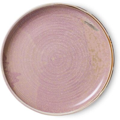 HKliving - Chef Keramisk Middagsplate - 26cm Rustikk Rosa HKliving - Chef Keramisk Middagsplate - 26cm Rustikk Rosa
