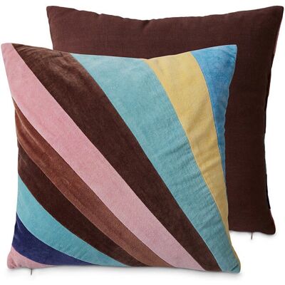HKliving - Coussin Striped Rose 45x45 - Rose - 45x45 cm - Cushion - Publicité HKliving - Coussin Striped Rose 45x45 - Rose - 45x45 cm - Cushion - Publicité