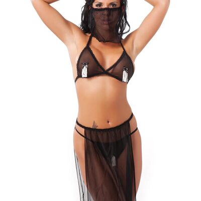 Disfraz Oriental Rimba Amorable Negro - Disfraces Disfraz Oriental Rimba Amorable Negro - Disfraces