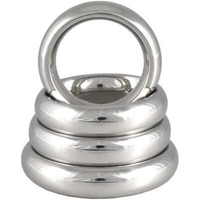 Anneau en acier BONDAGE PLAY - Donut 40 mm - Soutien à l'érection Anneau en acier BONDAGE PLAY - Donut 40 mm - Soutien à l'érection