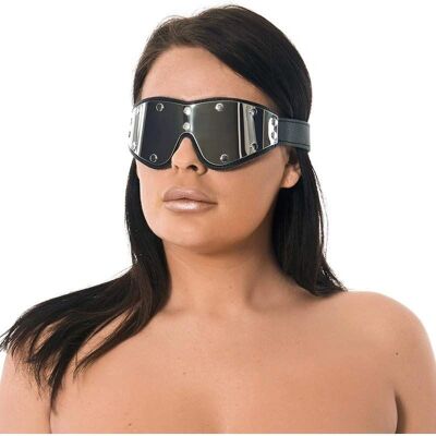 Maschera per Bondage con Metallo di Rimba - Maschera Regolabile BDSM Maschera per Bondage con Metallo di Rimba - Maschera Regolabile BDSM