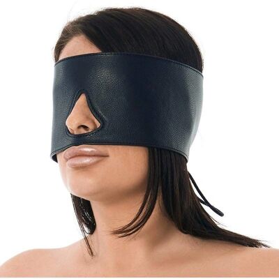 Rimba Bondage Mask - Adjustable Leather with Nasal Opening Rimba Bondage Mask - Adjustable Leather with Nasal Opening