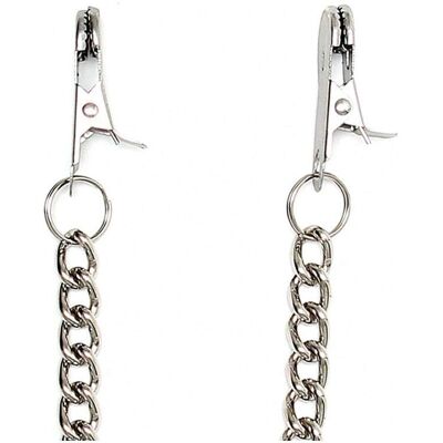 Rimba Bondage Play Pinze per capezzoli - Argento - Nipple Clamps Rimba Bondage Play Pinze per capezzoli - Argento - Nipple Clamps