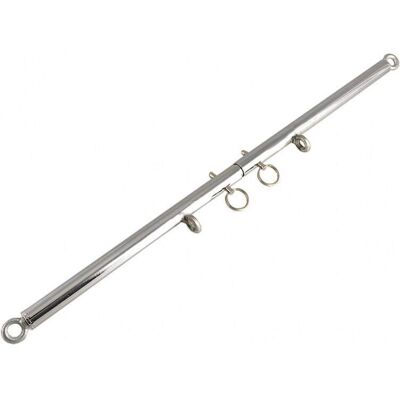 Rimba Bondage Spiel Metall Spreizstange mit 4 Ringen - Verstellbar 55-85cm Rimba Bondage Spiel Metall Spreizstange mit 4 Ringen - Verstellbar 55-85cm