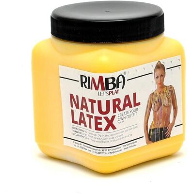 Rimba Latex 500ml - Jaune - Peinture en Latex Liquide Flexible pour Vêtements & Décor Rimba Latex 500ml - Jaune - Peinture en Latex Liquide Flexible pour Vêtements & Décor