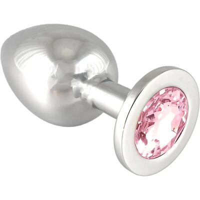 Bouchon Anal Rimba - Acier Conique Rose 9,7cm Bouchon Anal Rimba - Acier Conique Rose 9,7cm