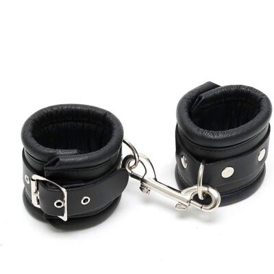 Manchettes en cuir avec coussins Rimba - Bondage Manchettes en cuir avec coussins Rimba - Bondage