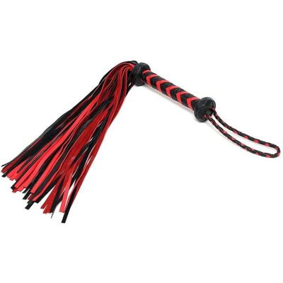 VPMKP - Fouet en Cuir Tricolore - Bondage Play VPMKP - Fouet en Cuir Tricolore - Bondage Play