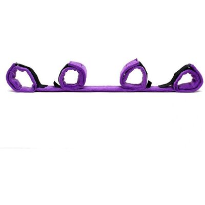 Barre de jeu de bondage violette Rimba - Bondage Play Spreader Bar Barre de jeu de bondage violette Rimba - Bondage Play Spreader Bar