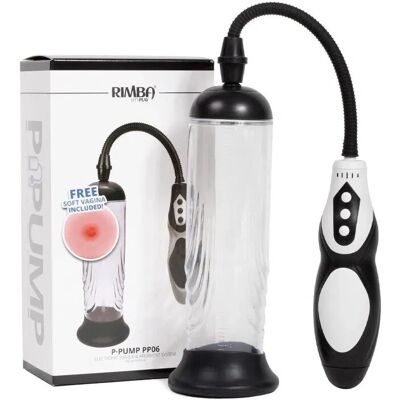 Rimba P-Pump PP06 - Augmentation du pénis - Télécommande & Gaine vaginale - Noir Rimba P-Pump PP06 - Augmentation du pénis - Télécommande & Gaine vaginale - Noir