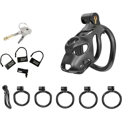 Rimba - P-Cage PC07 - Noir - Taille M - Chastity cage Rimba - P-Cage PC07 - Noir - Taille M - Chastity cage