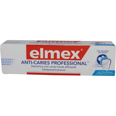 Elmex Professionele Anti-Karies Tandpasta 75ml - Tandenpoets Elmex Professionele Anti-Karies Tandpasta 75ml - Tandenpoets