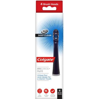 Colgate ProClinical 360 Deep Clean Refill Brush Heads - Toothbrush Head Refill Colgate ProClinical 360 Deep Clean Refill Brush Heads - Toothbrush Head Refill