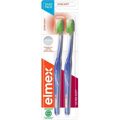 Elmex Ultrasoft Professioneel Anti-Caries Tandenborstel 2-delig Elmex Ultrasoft Professioneel Anti-Caries Tandenborstel 2-delig