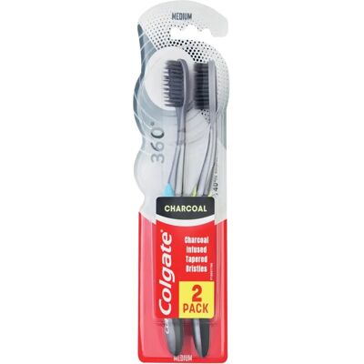 Colgate Schwarze Mittelbürste - Zahnbürste Colgate Schwarze Mittelbürste - Zahnbürste