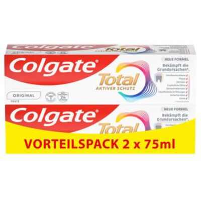 Colgate - Total Original - 2 x 75 ml - dentifrice Colgate - Total Original - 2 x 75 ml - dentifrice