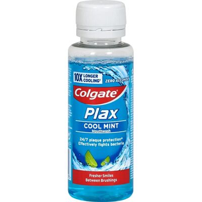 Colgate Plax Cool Mint Mundspülung - 100 ml - Frischer Atem, Plaque-Schutz Colgate Plax Cool Mint Mundspülung - 100 ml - Frischer Atem, Plaque-Schutz