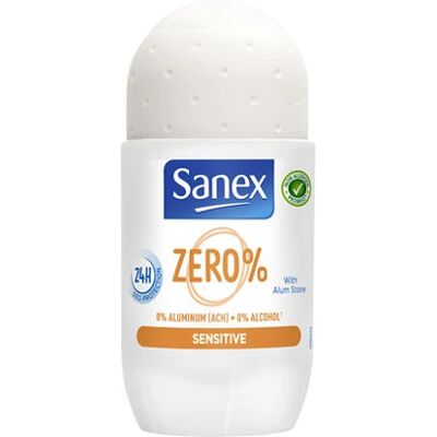 Sanex Zero Sensitive Déodorant Roll-On - 50 ml - Publicité Sanex Zero Sensitive Déodorant Roll-On - 50 ml - Publicité