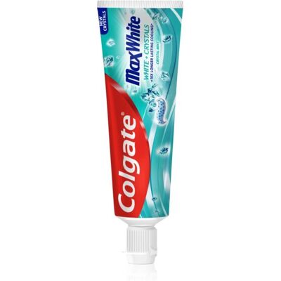 Colgate Max White White Crystals - Dentifrice blanchissant 75ml - Publicité Colgate Max White White Crystals - Dentifrice blanchissant 75ml - Publicité