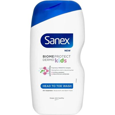 Sanex Dermo Kids Gel Lavant & Mousse - Soutient Microbiome - Publicité Sanex Dermo Kids Gel Lavant & Mousse - Soutient Microbiome - Publicité