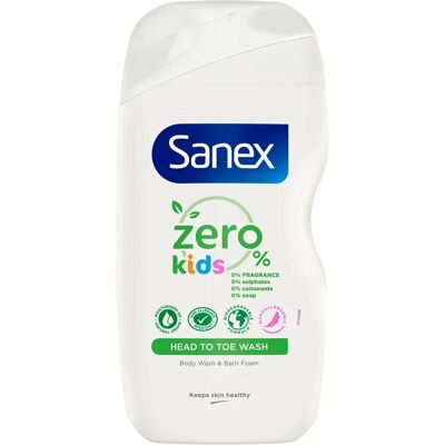 Sanex Zero % Kids Lavage Tout En Un - Nettoyage pour enfants - Publicité Sanex Zero % Kids Lavage Tout En Un - Nettoyage pour enfants - Publicité