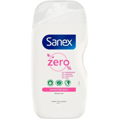 Sanex - Zero Percentage Sensitive Skin Shower Gel - 450ml Sanex - Zero Percentage Sensitive Skin Shower Gel - 450ml