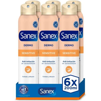 Sanex Dermo Sensitive Deodorant - Deodorant - 200 ml Sanex Dermo Sensitive Deodorant - Deodorant - 200 ml