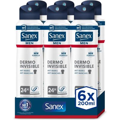 Sanex Man Dermo Invisible Deodorant Spray 200 ml Sanex Man Dermo Invisible Deodorant Spray 200 ml