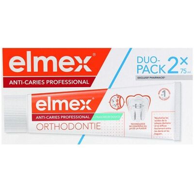 Creme Dental Elmex Junior Anti-Cáries - 6-12 Anos - 2x75ml Creme Dental Elmex Junior Anti-Cáries - 6-12 Anos - 2x75ml