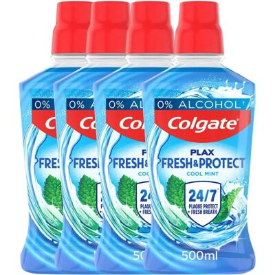 Colgate Plax - Cool Mint - Alcohol Free - 500ml - Mouthwash Colgate Plax - Cool Mint - Alcohol Free - 500ml - Mouthwash