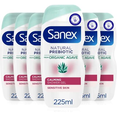 Sanex - SG Bio Agave Calm - 225ml - 6 Pack - Body Lotion - Publicité Sanex - SG Bio Agave Calm - 225ml - 6 Pack - Body Lotion - Publicité