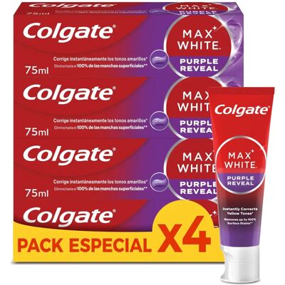 Colgate Max White Purple Reveal Dentifrice blanchissant - Dentifrice Colgate Max White Purple Reveal Dentifrice blanchissant - Dentifrice