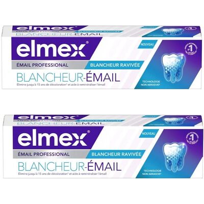 Dentifrice Elmex Micro Protection - Blanchissant, 2x75ml - Publicité Dentifrice Elmex Micro Protection - Blanchissant, 2x75ml - Publicité