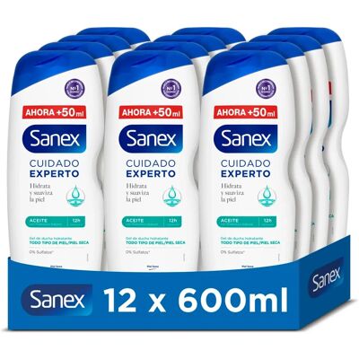 Sanex Nawilżające Dermo Olejowe Żel Pod Prysznic - Pielęgnacja skóry Sanex Nawilżające Dermo Olejowe Żel Pod Prysznic - Pielęgnacja skóry