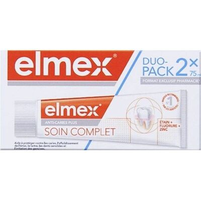 Dentifrice Elmex Anti-Caries Plus - Soin Complet - Publicité Dentifrice Elmex Anti-Caries Plus - Soin Complet - Publicité