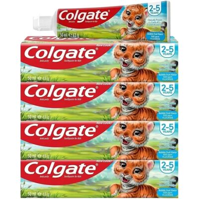 Colgate First Smiles 0-5 Dentifrice - Soins dentaires pour enfants - Publicité Colgate First Smiles 0-5 Dentifrice - Soins dentaires pour enfants - Publicité