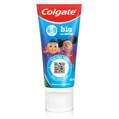 Colgate Big Kids Smiles 6-9 Dentifrice - Soins Dentaires Enfants - Publicité Colgate Big Kids Smiles 6-9 Dentifrice - Soins Dentaires Enfants - Publicité