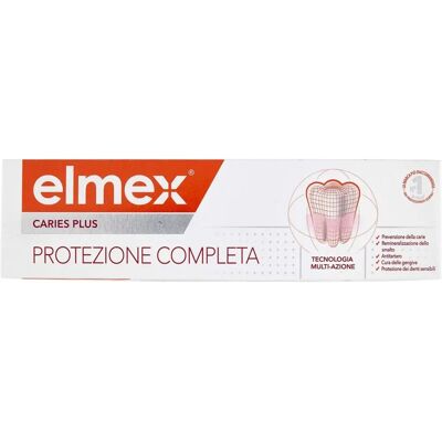 Dentifricio Elmex Caries Plus - 75ml - Protezione Completa Dentifricio Elmex Caries Plus - 75ml - Protezione Completa