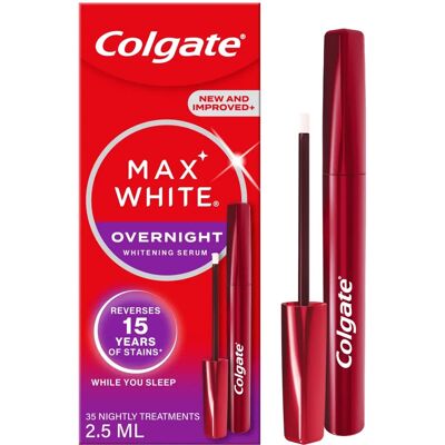 Colgate - Max White - Overnight Wand - Teeth Whitening Serum Colgate - Max White - Overnight Wand - Teeth Whitening Serum