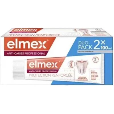 Elmex Model 2x100ml - Dentifrice - Publicité Elmex Model 2x100ml - Dentifrice - Publicité