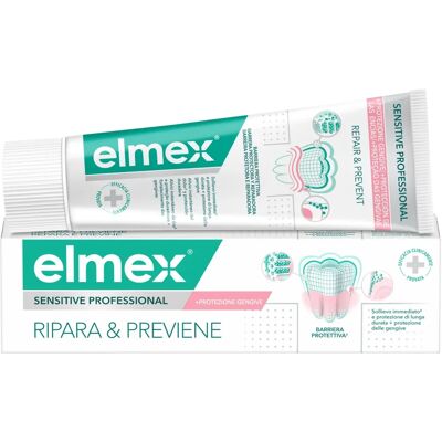 Dentifricio Elmex Sensitive Professional - Ripara & Protegge - 75ml Dentifricio Elmex Sensitive Professional - Ripara & Protegge - 75ml