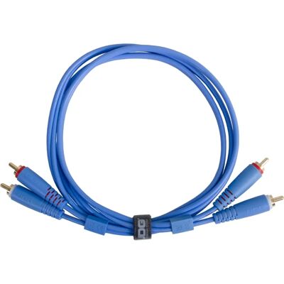 Câble Audio UDG RCA-RCA Bleu 1,5 m - Câble Audio - Publicité Câble Audio UDG RCA-RCA Bleu 1,5 m - Câble Audio - Publicité