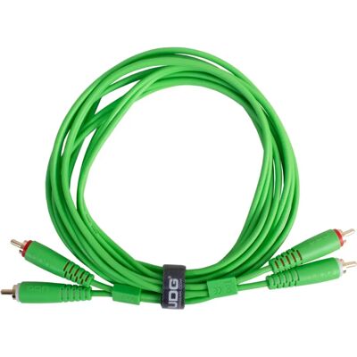 Cavo audio UDG Marchio Ultimate RCA-RCA Verde 3m - Cavo audio Cavo audio UDG Marchio Ultimate RCA-RCA Verde 3m - Cavo audio