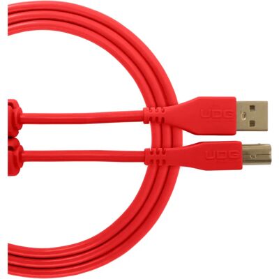 Câble USB UDG U95003RD - Rouge 3m - USB 2.0 A-B Haute Vitesse Câble USB UDG U95003RD - Rouge 3m - USB 2.0 A-B Haute Vitesse
