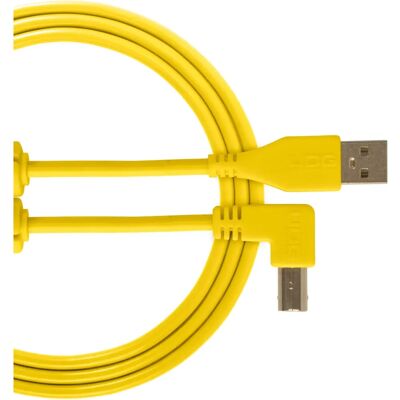 UDG Ultimatives Audio Kabel USB 2.0 A-B Gelb Gekröpft 2m UDG Ultimatives Audio Kabel USB 2.0 A-B Gelb Gekröpft 2m