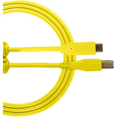 UDG Yellow USB 2.0 C-B Straight 1.5m - Cable for DJs UDG Yellow USB 2.0 C-B Straight 1.5m - Cable for DJs